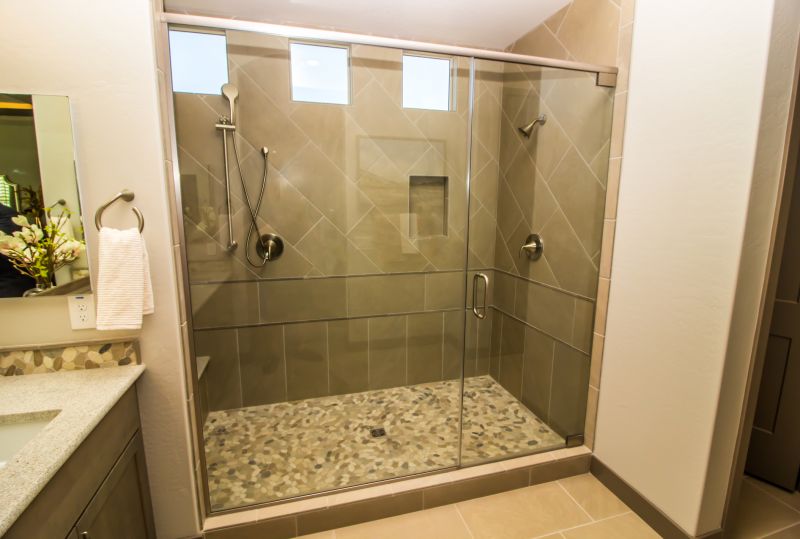 Sleek Glass Shower Enclosure